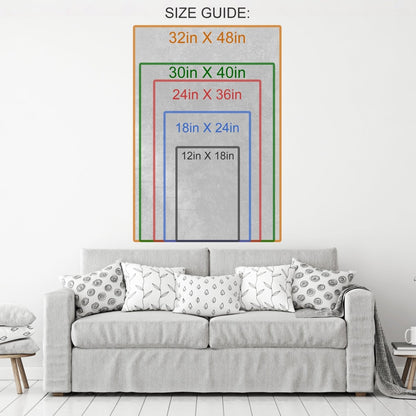 Desiderata Canvas Wall Art, 1920 Prose Poem by Max Ehrmann GO PLACIDLY Amid The Noise & Haste, Graduation Gift, Graduation Idea - Royal Crown Pro