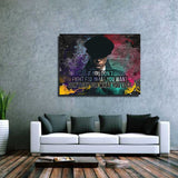 Fight For What You Want Canvas Wall Art Motivational Wall Decor - Royal Crown Pro