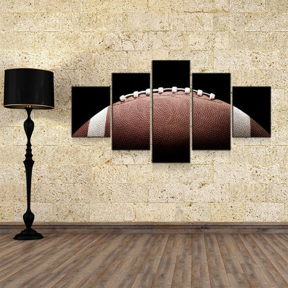 Football Canvas Wall Art, Football Decor, 5-Piece Wall Art - Royal Crown Pro