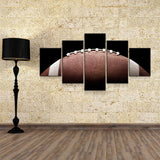 Football Canvas Wall Art, Football Decor, 5-Piece Wall Art - Royal Crown Pro