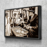 Gangsters Canvas Wall Art, Gangster Decor, Man Cave Art - Royal Crown Pro