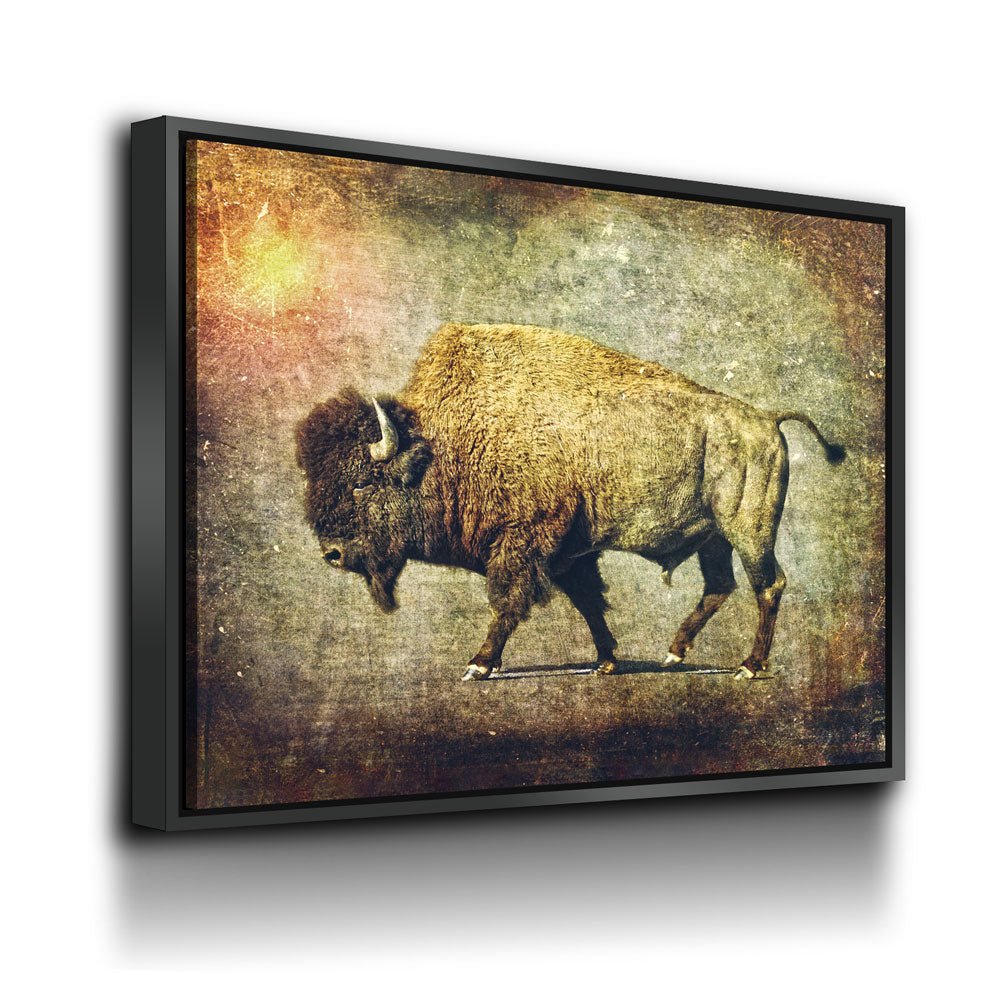 Great Buffalo Canvas Wall Art, Ranch Art, Ranch Style Home Decor ...