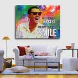 Kill Them With Success And Bury Them With A Smile Motivational Canvas Wall Art - Royal Crown Pro