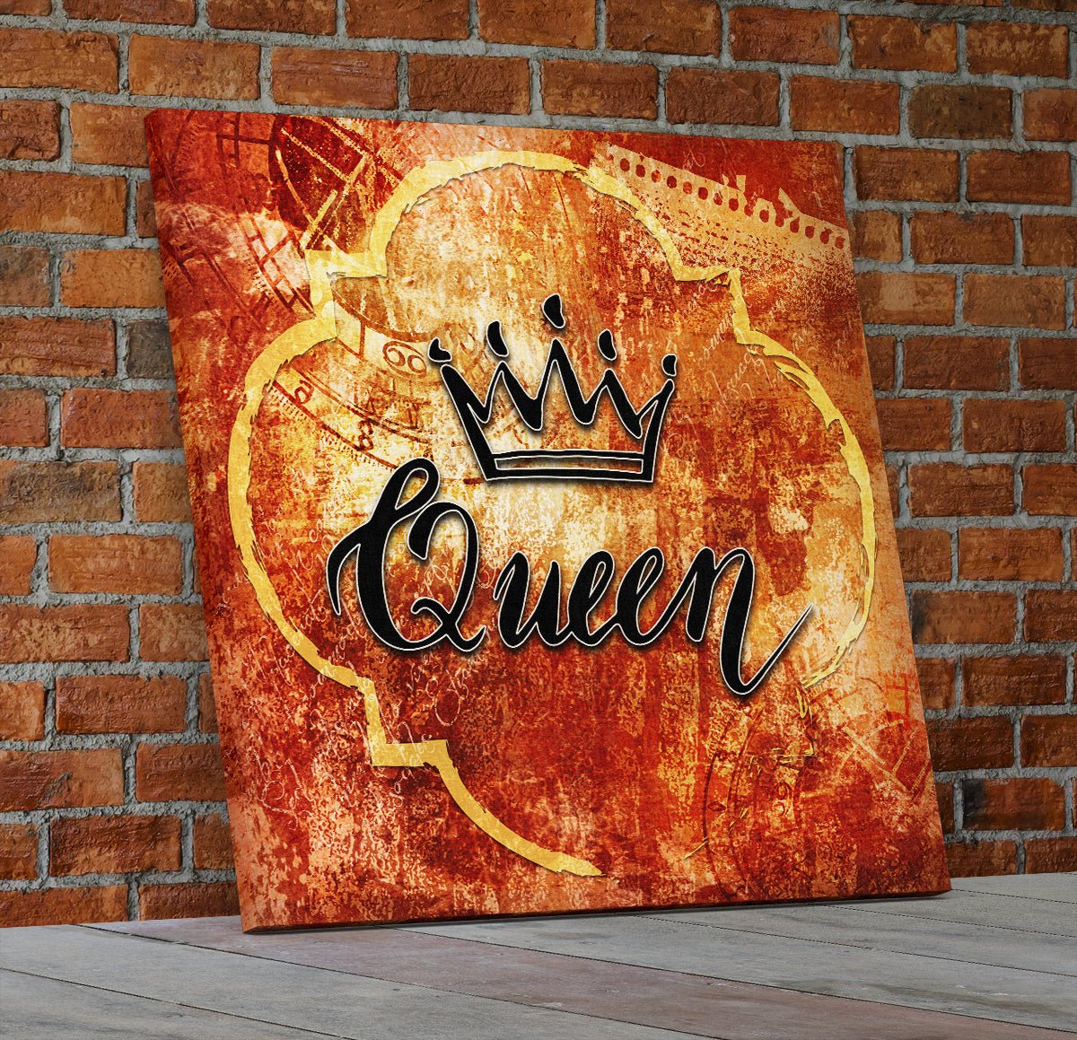 King And Queen Crown Wall Decor Canvas Wall Art - Royal Crown Pro