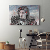 King Of The North Jon Snow Abstract Wall Art For Home, Office or Dorm GOT - Royal Crown Pro