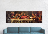 Last Supper Canvas Wall Art, Leonardo da Vinci, Da Vinci, The Last Supper Canvas - Royal Crown Pro