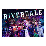 Riverdale Pops Diner Abstract Framed Canvas Wall Art - Royal Crown Pro