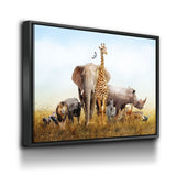 Safari Nursery Decor Canvas Wall Art - Royal Crown Pro
