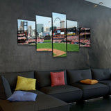 St. Louis Cardinals Stadium 5-Piece Wall Art Canvas USA Made! - Royal Crown Pro