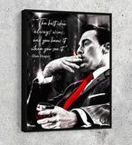 The Best Idea Always Wins And You Know It When You See It Canvas Wall Art, Don Draper Mad Men Quote