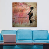 There Is Nothing Outside Yourself Miyamoto Musashi Quote Samurai Art Canvas Wall Art, Ukiyoe, Japanese Art - Royal Crown Pro