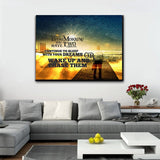 Wake Up And Chase Your Dreams Motivational Wall Art Canvas - Royal Crown Pro