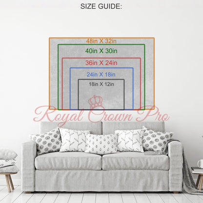 When You're Backed Against The Wall, Break The Goddamn Thing Down Canvas Wall Art, Harvey Specter Quote - Royal Crown Pro